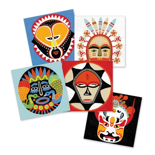 Atelier Sables colorés - Masques Arts Premiers