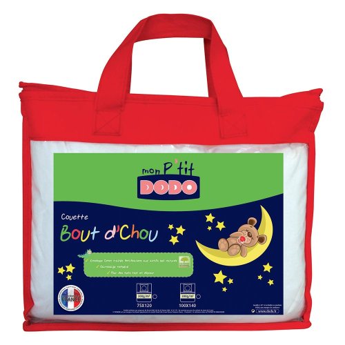Couette bébé unie Bout d'Chou 75x120 Proneem