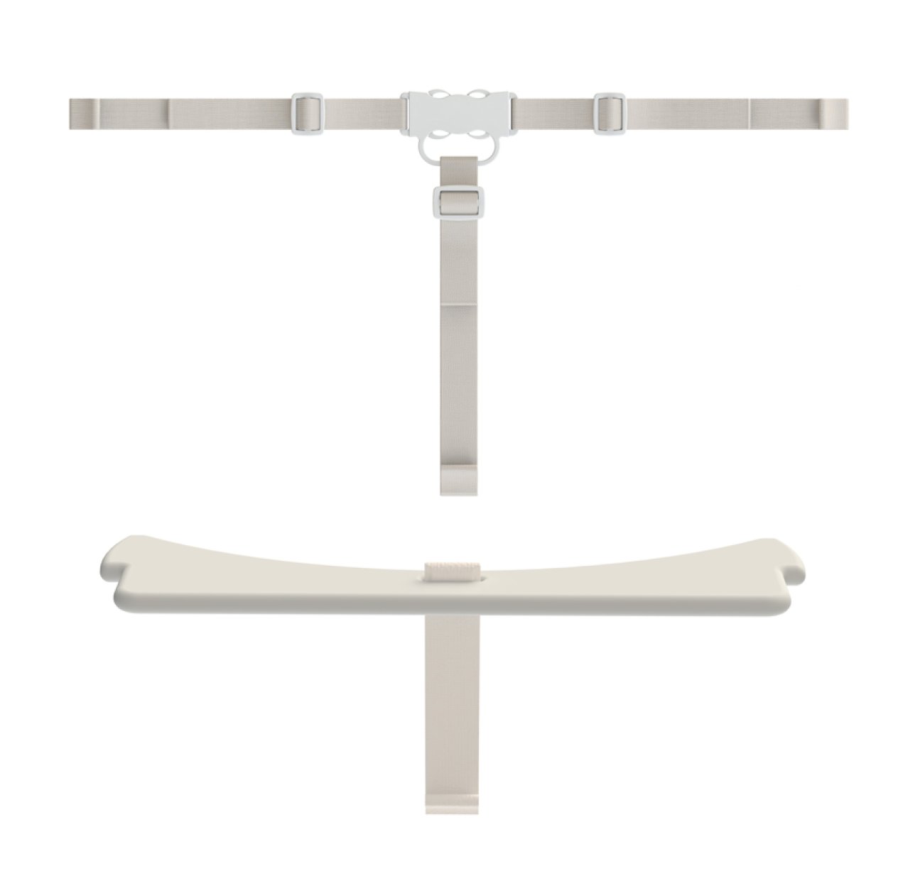 Barre et ceinture de sécurité - Blanc