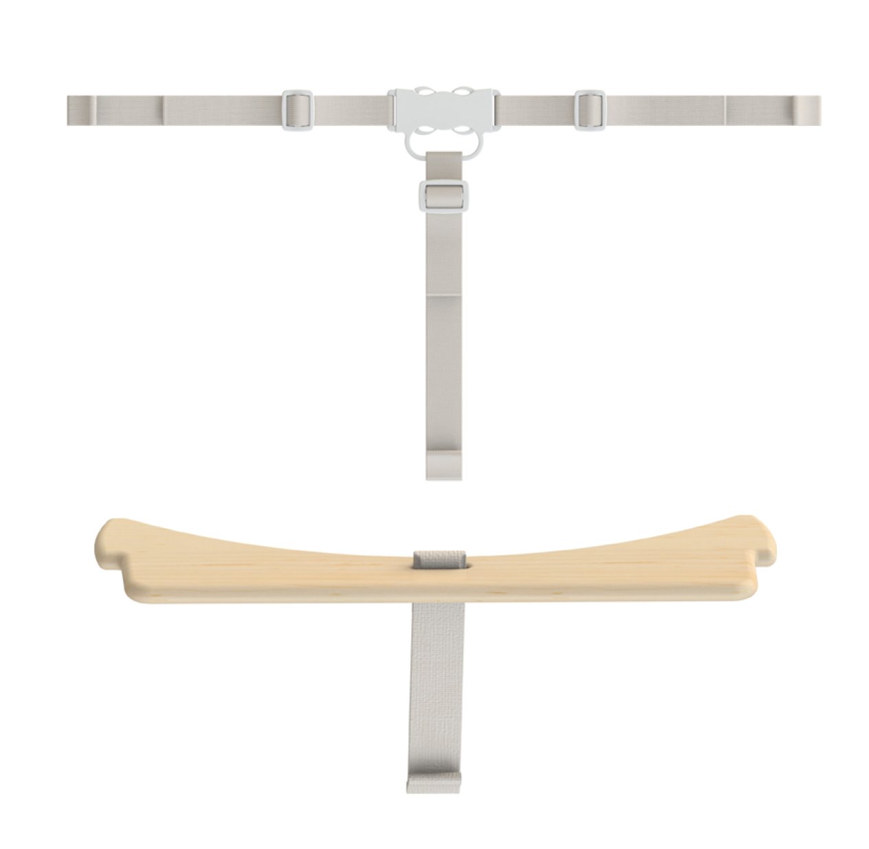 Barre et ceinture de sécurité - Hêtre