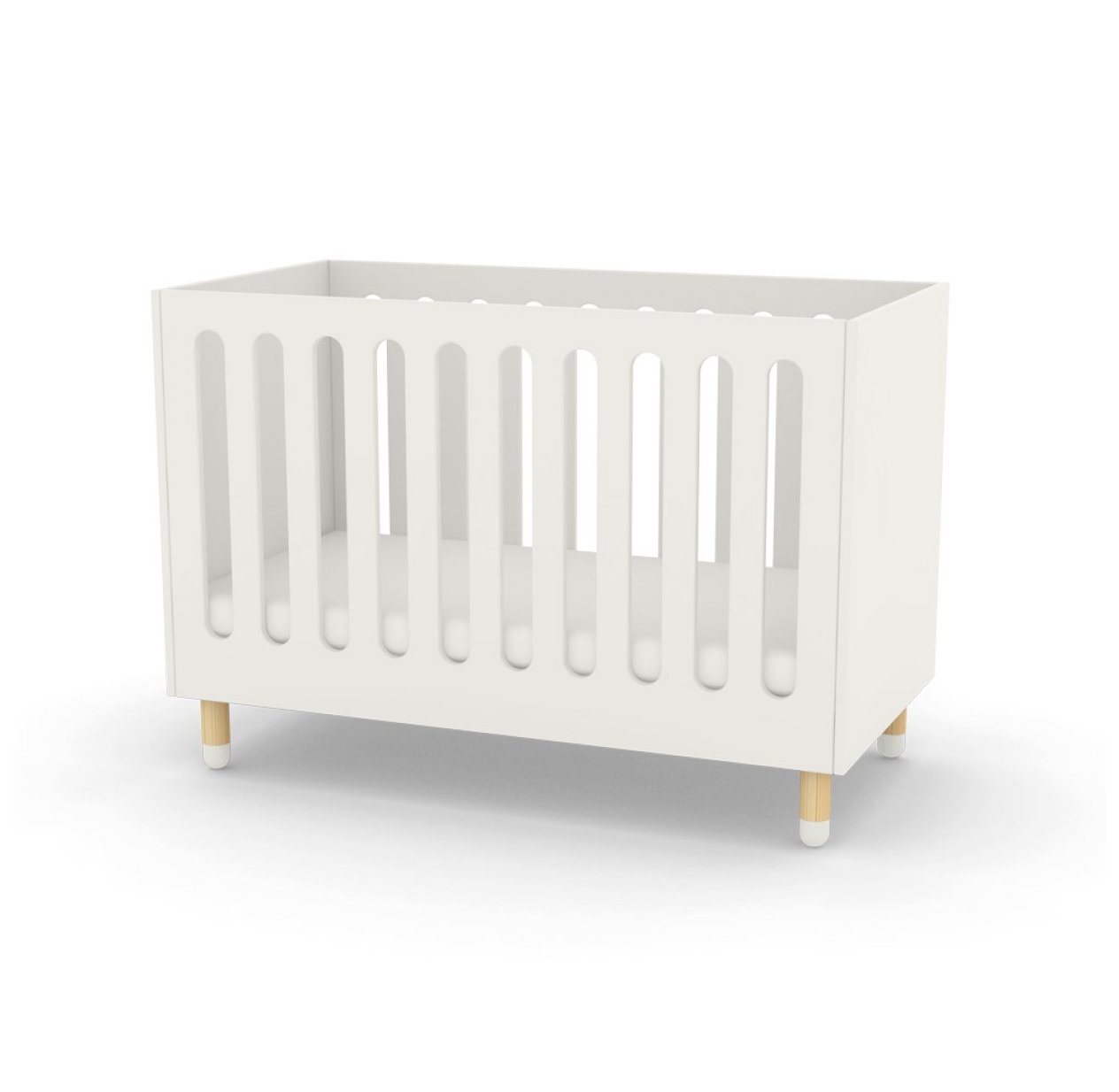 Lit bébé à barreaux - Blanc