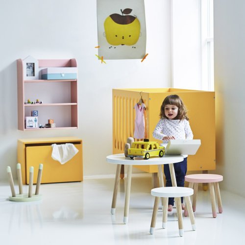 Tabouret enfant - Blanc