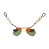 Hochet pour poussette Oiseaux - Orange/Vert