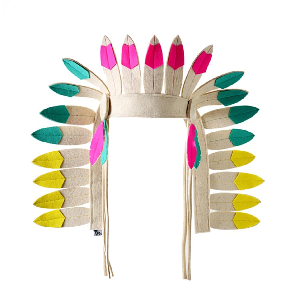 Grande parure d'indien - Multicolore