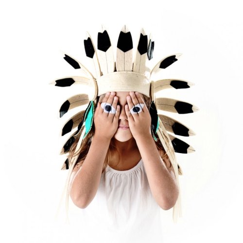 Grande parure d'indien - Noir