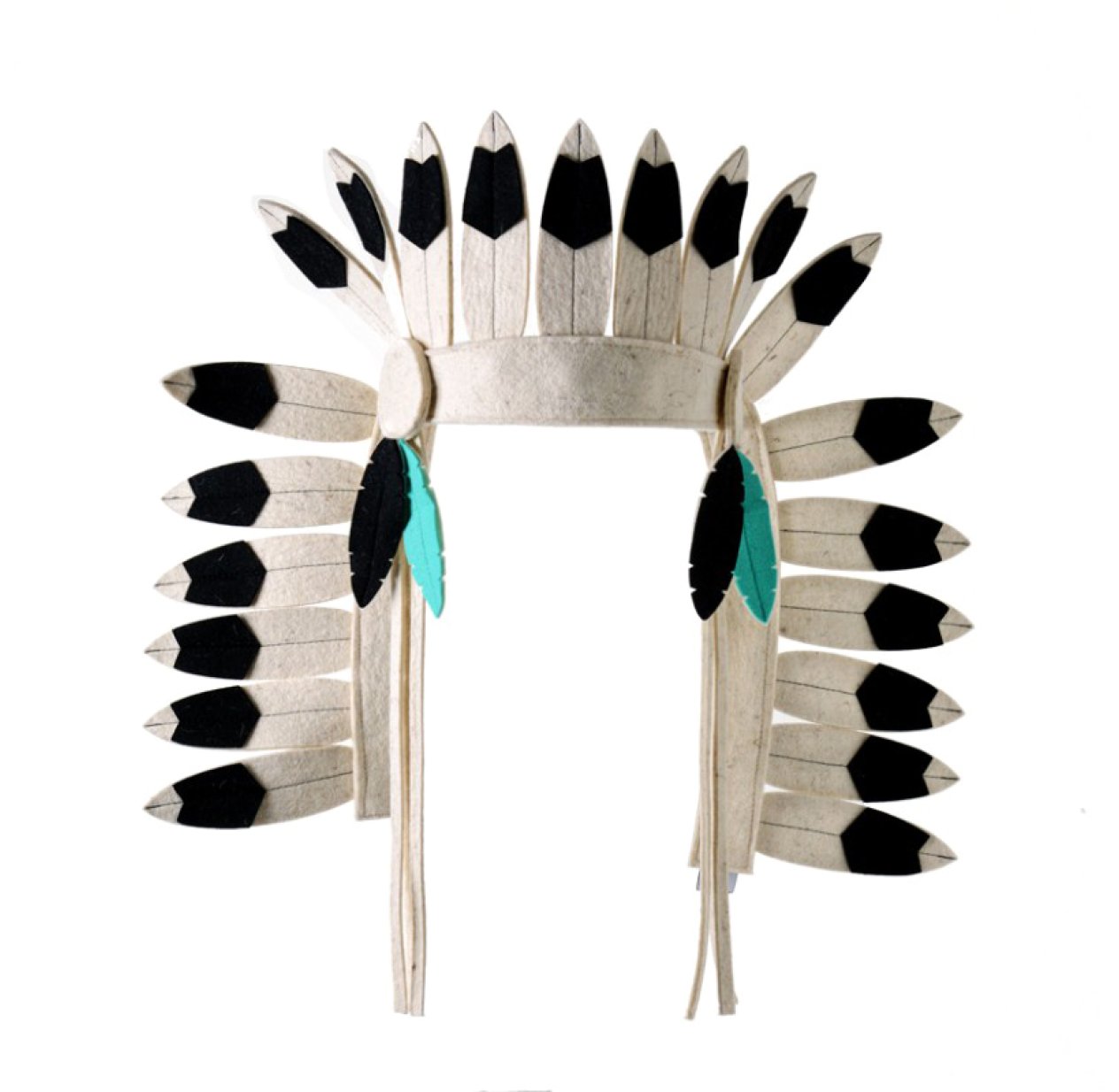 Grande parure d'indien - Noir