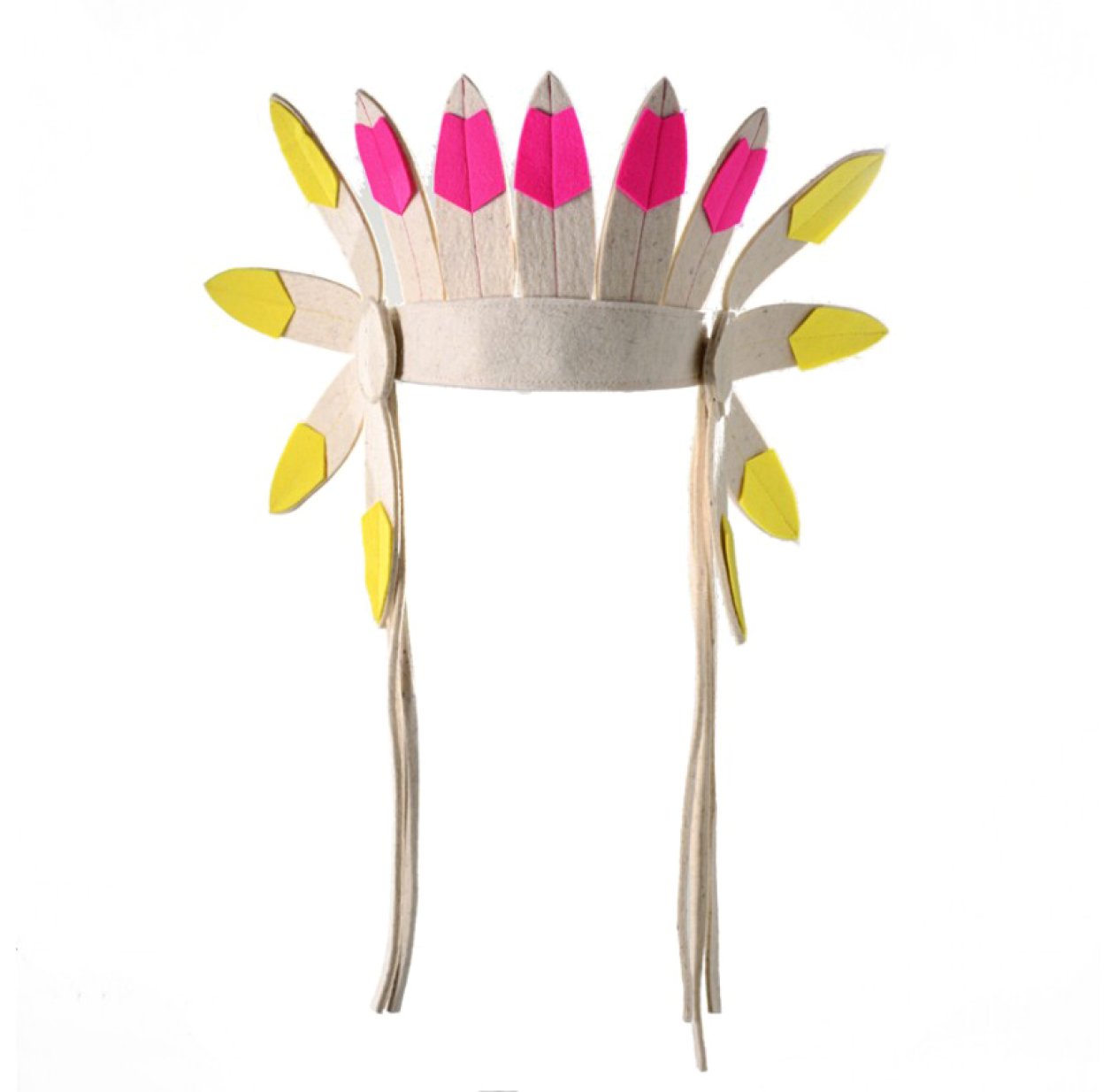 Parure d'indien - Jaune/Fuchsia