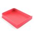 Corbeille A4 Charlie - Rouge fraise