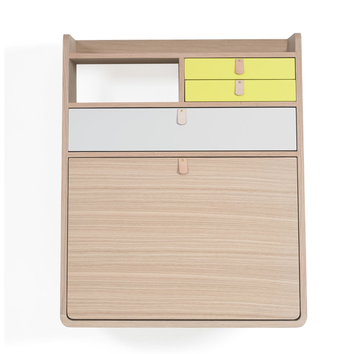 Secrétaire mural Gaston - Jaune citron