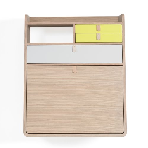 Secrétaire mural Gaston - Jaune citron