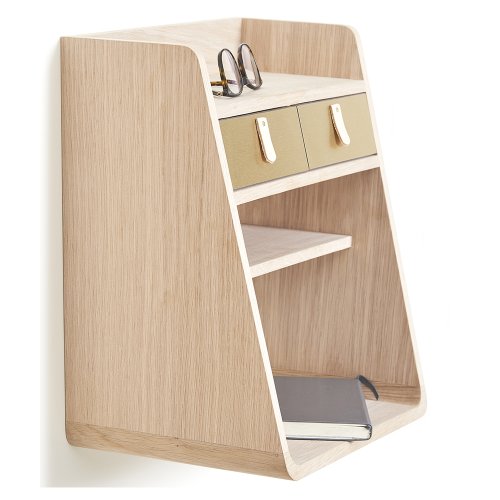 Rangement mural Suzon - Laiton brossé