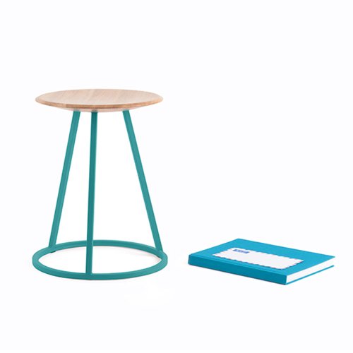 Tabouret Gustave - Bleu d'eau