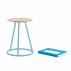 Tabouret Gustave - Bleu Pastel