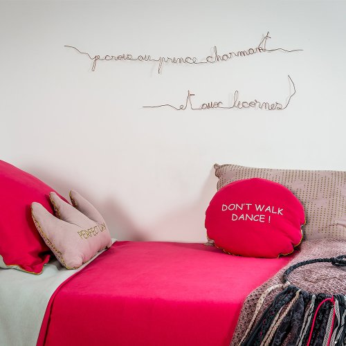 Parure de lit Bicolore - Pink paradise/Pearl