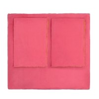 Parure de lit Bicolore - Pink paradise/Pearl