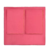 Parure de lit Bicolore - Pink paradise/Pearl