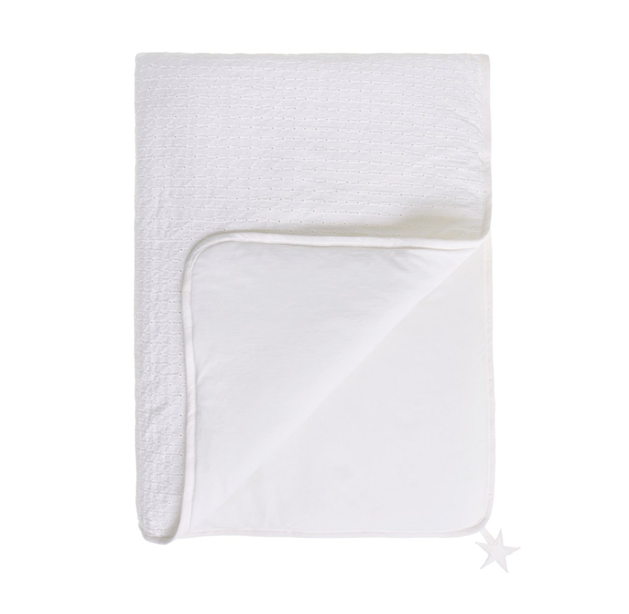 Plaid Broderie Anglaise - Marshmallow