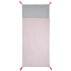 Sac de couchage Bicolore - Rose poudré/Gris souris