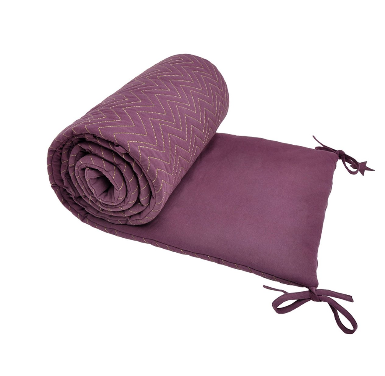 Tour de lit Zig Zag - Prune