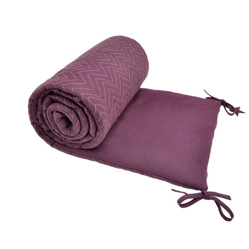 Tour de lit Zig Zag - Prune