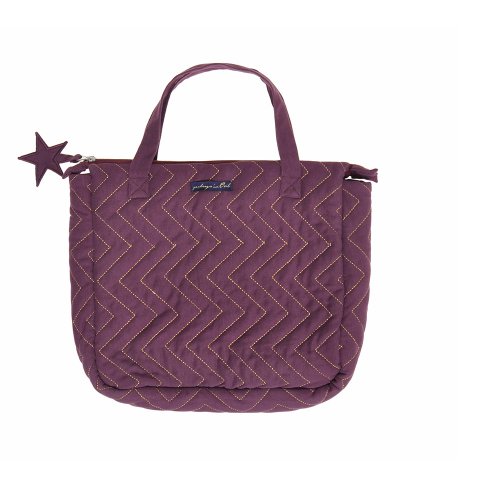 Trousse zippée Zig Zag - Prune