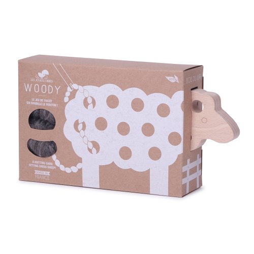 Jeu de tricot Woody - Gris