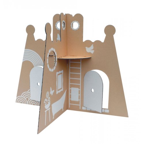 Château de princesse en carton