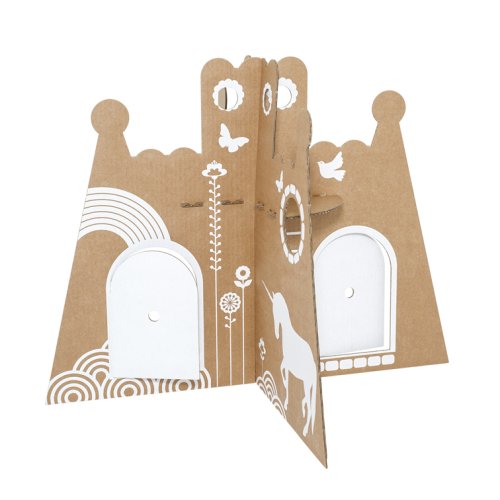 Château de princesse en carton