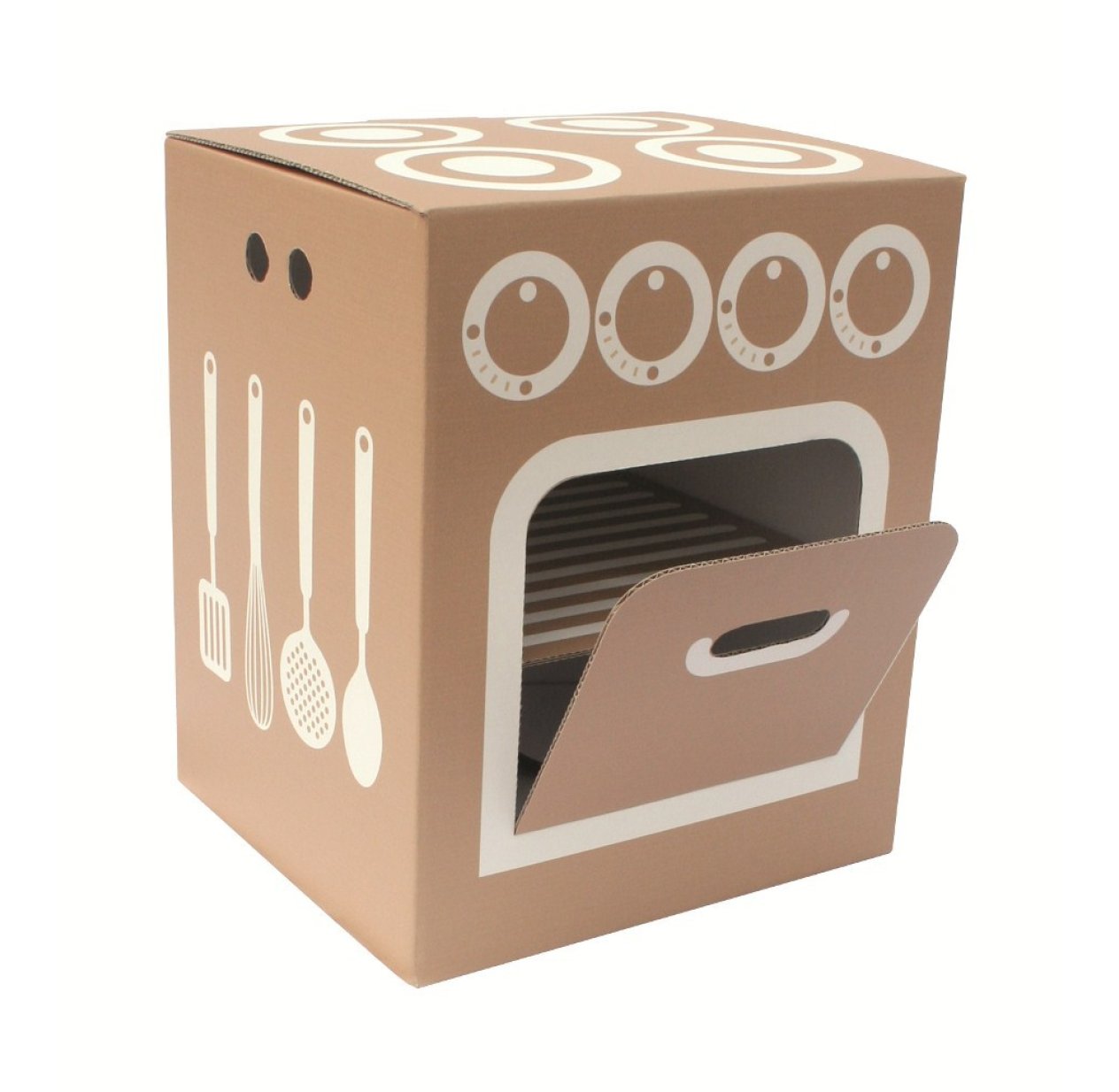 Cuisinière en carton
