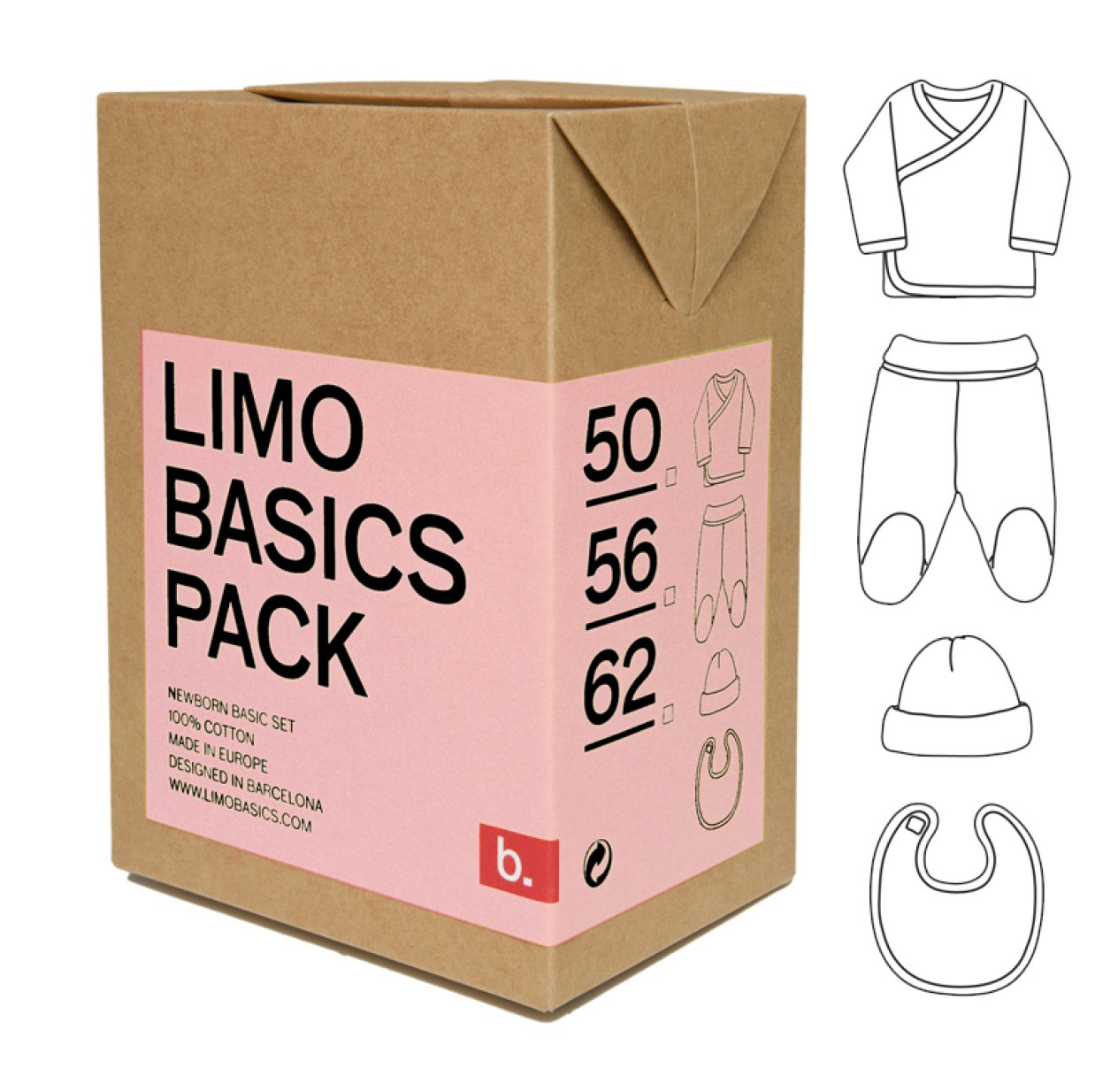 Pack Naissance - Rose pâle