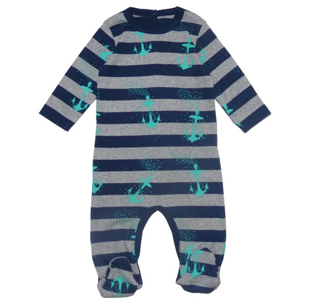 Pyjama Bebe Mariniere Gris Le Marchand D Etoiles Pour Chambre Enfant Les Enfants Du Design