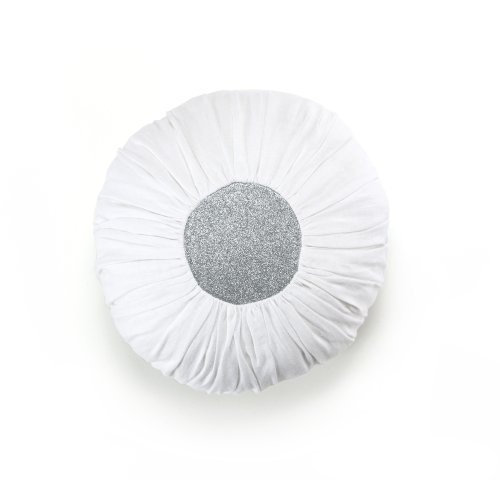 Coussin Boule M - Blanc/Argent