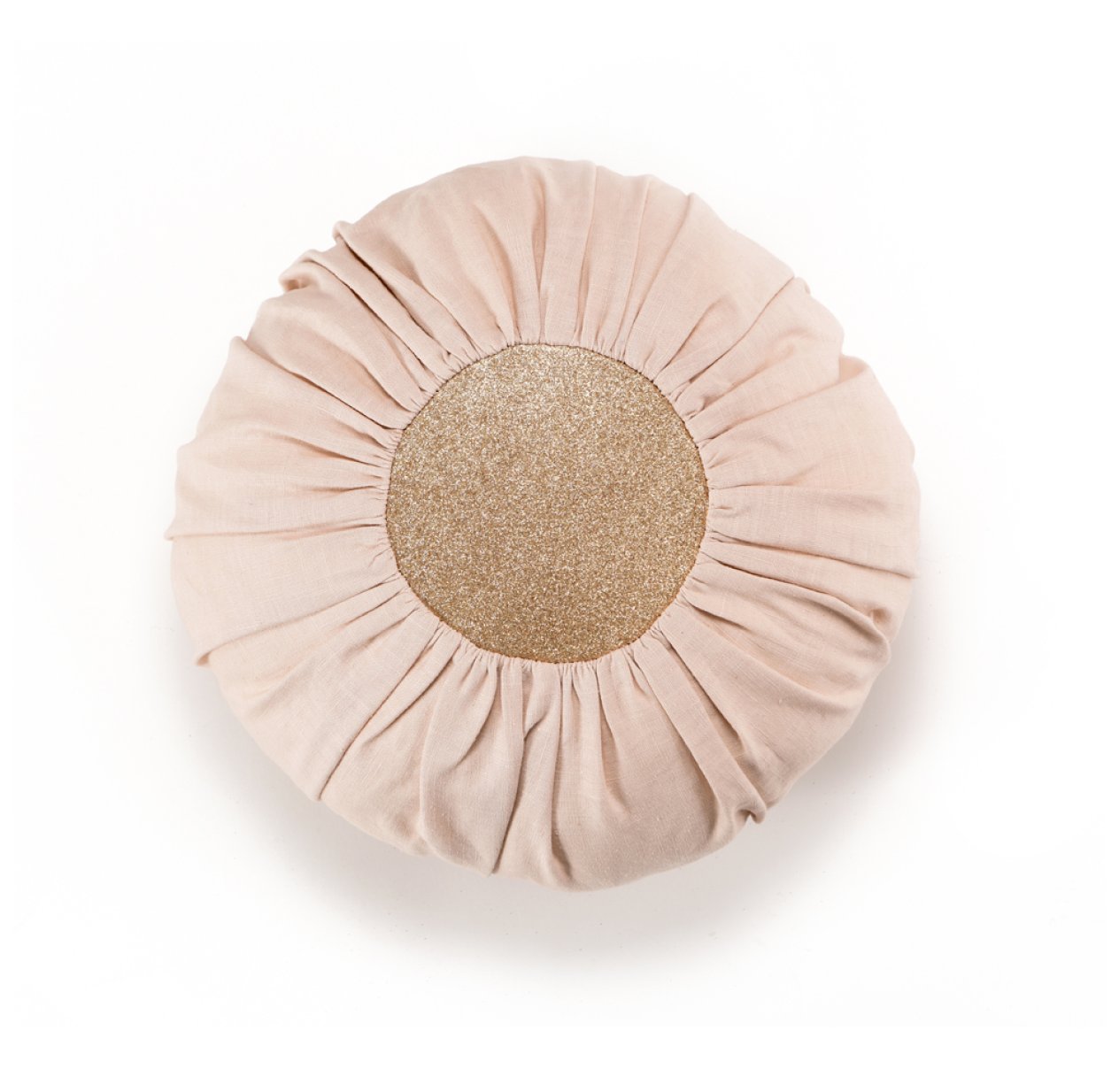 Coussin Boule L - Rose/Cuivre