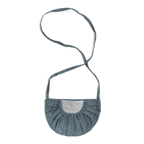 Sac Lune M - Bleu canard/Argent