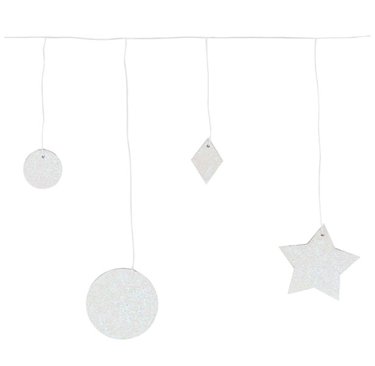Guirlande géométrique - Blanc
