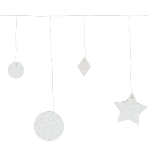 Guirlande géométrique - Blanc