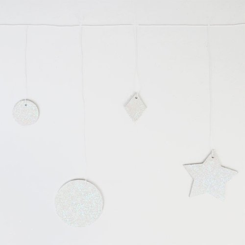 Guirlande géométrique - Blanc