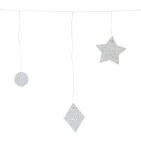 Guirlande géométrique - Argent