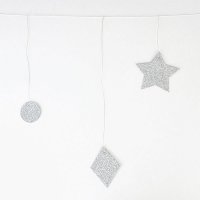 Guirlande géométrique - Argent