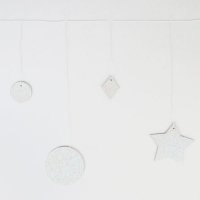 Guirlande géométrique - Blanc