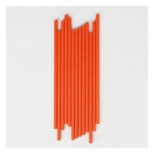 25 pailles - Orange
