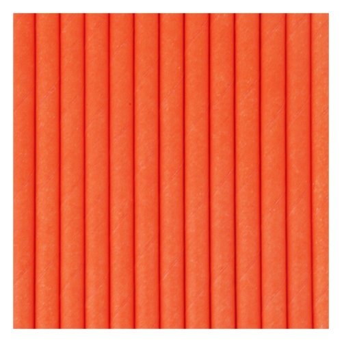 25 pailles - Orange