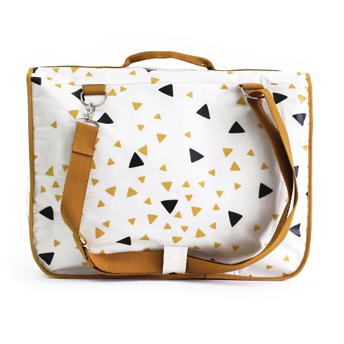 Cartable Eclairs - Noir/jaune