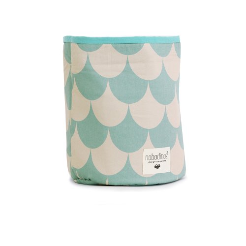 Panier de rangement Mambo Ecailles - Vert Tropical