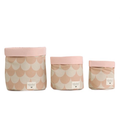 Panier de rangement Mambo Ecailles - Rose