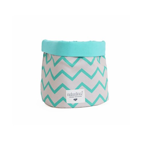 Panier de rangement Mambo Zig Zag - Green