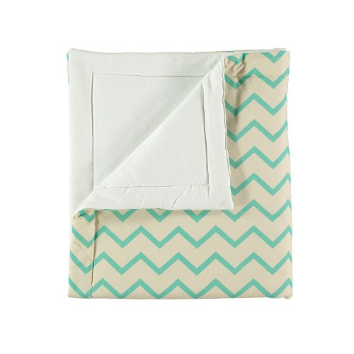 Edredon Copenhagen Zig Zag - Vert Tropical