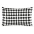 Coussin Losanges 40 x 60 cm - Noir