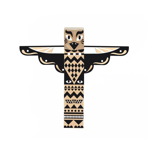 Totem en bois