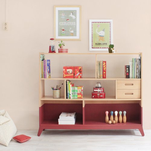 Bibliothèque Horizon - Blanc